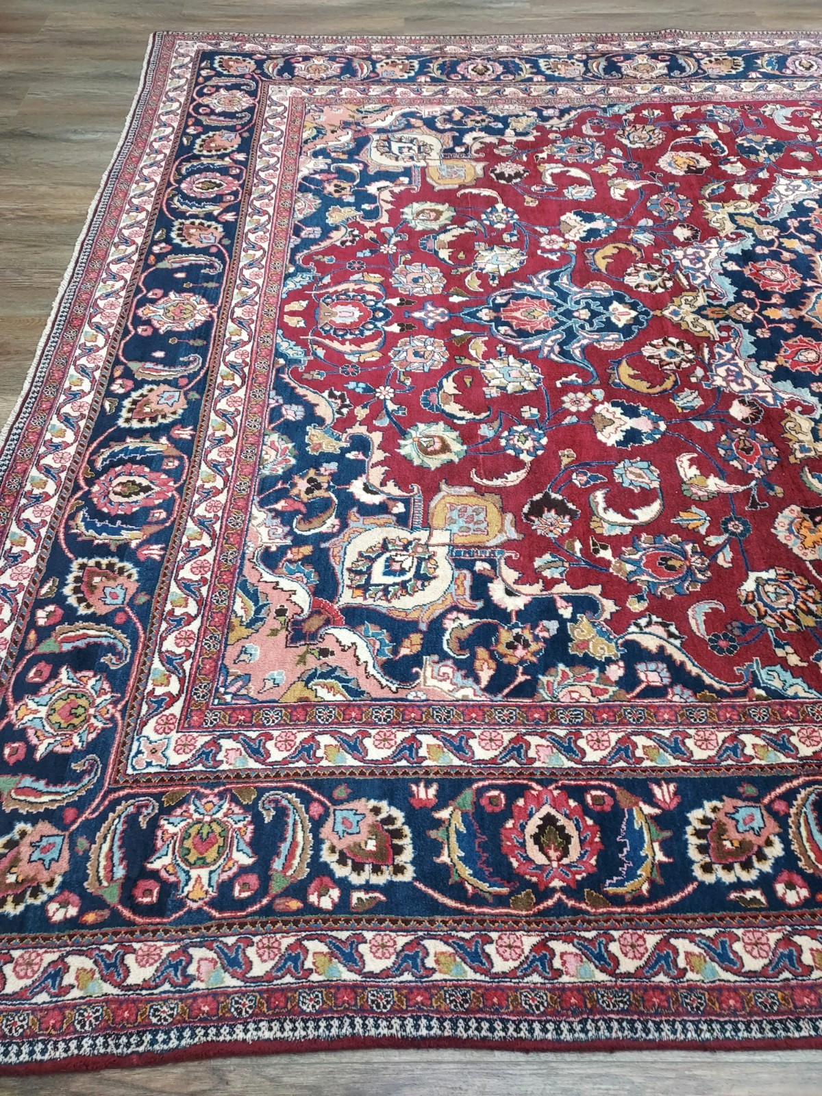 Turkish Silk&Wool HandMade Bohemian Tradition Royal Design Turkish Rug 9.5×13 Ft