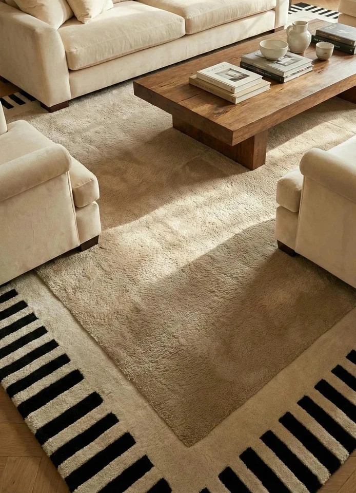 Area Rugs Wool Hand Tufted 100% Wool Traditional Modern Hand Tufted Carpet