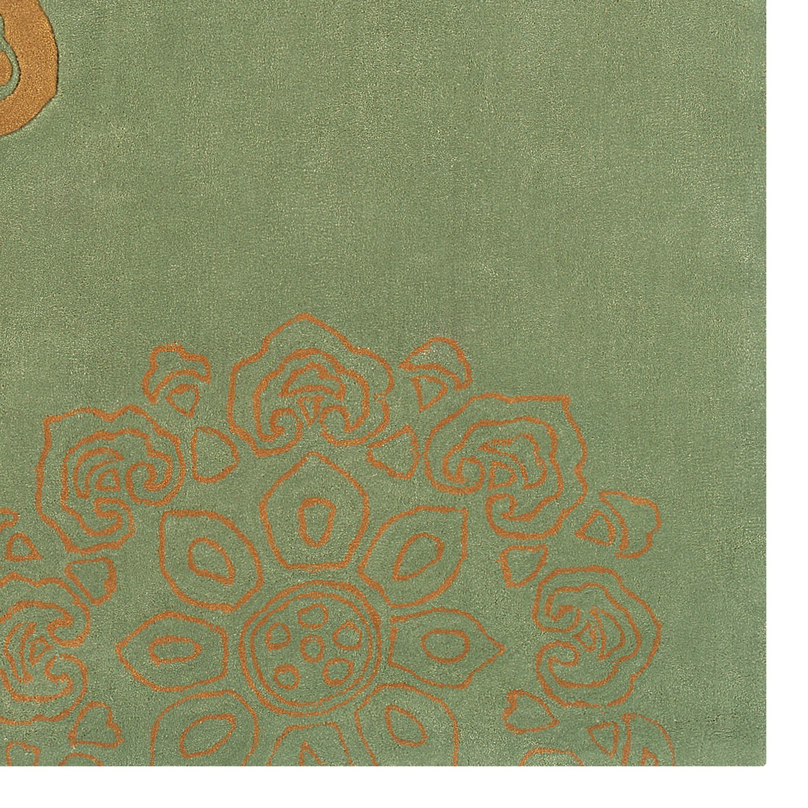 Riverbay Furniture 8′ x 10′ Hand Tufted Rug in Pale Green