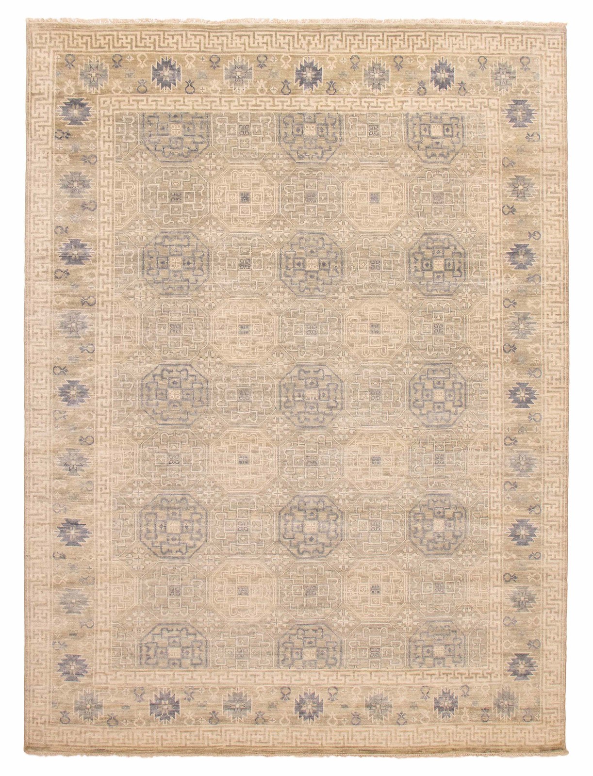 8’11” x 11’11” Hand Knotted Area Rug Traditional Oriental Wool Carpet