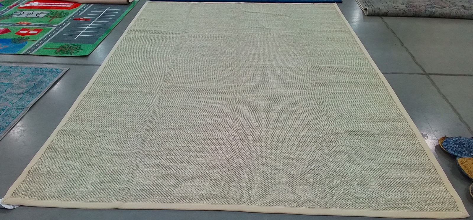 MARBLE / BEIGE 9′-0″ x 12′-0″ Flaw in Rug, Reduced Price 1172803152 NF143C-9