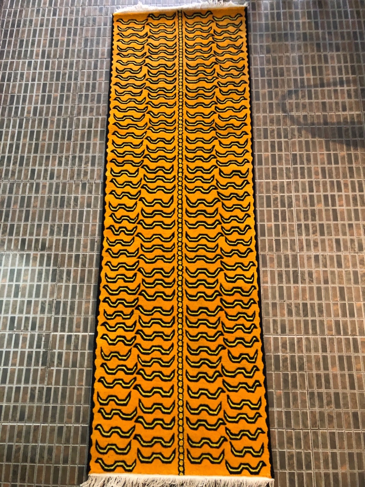 Hand knotted Tibetan traditional Rug ( 60 cm × 180 cm )