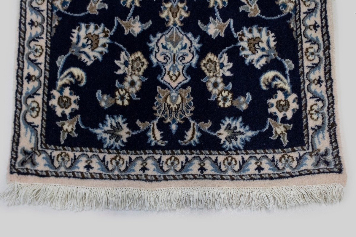 Handmade Traditional Navy Thick Pile Rug Small Oriental Area Home Carpet 3×4 ft