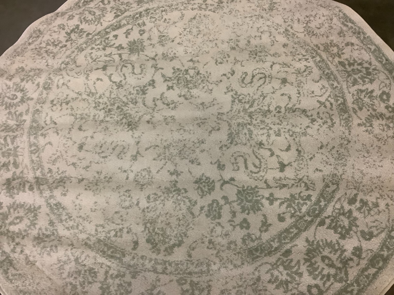 IVORY / SAGE 6′-0″ x 6′-0″ Flaw in Rug, Reduced Price 1172670524 ADR109V-6R
