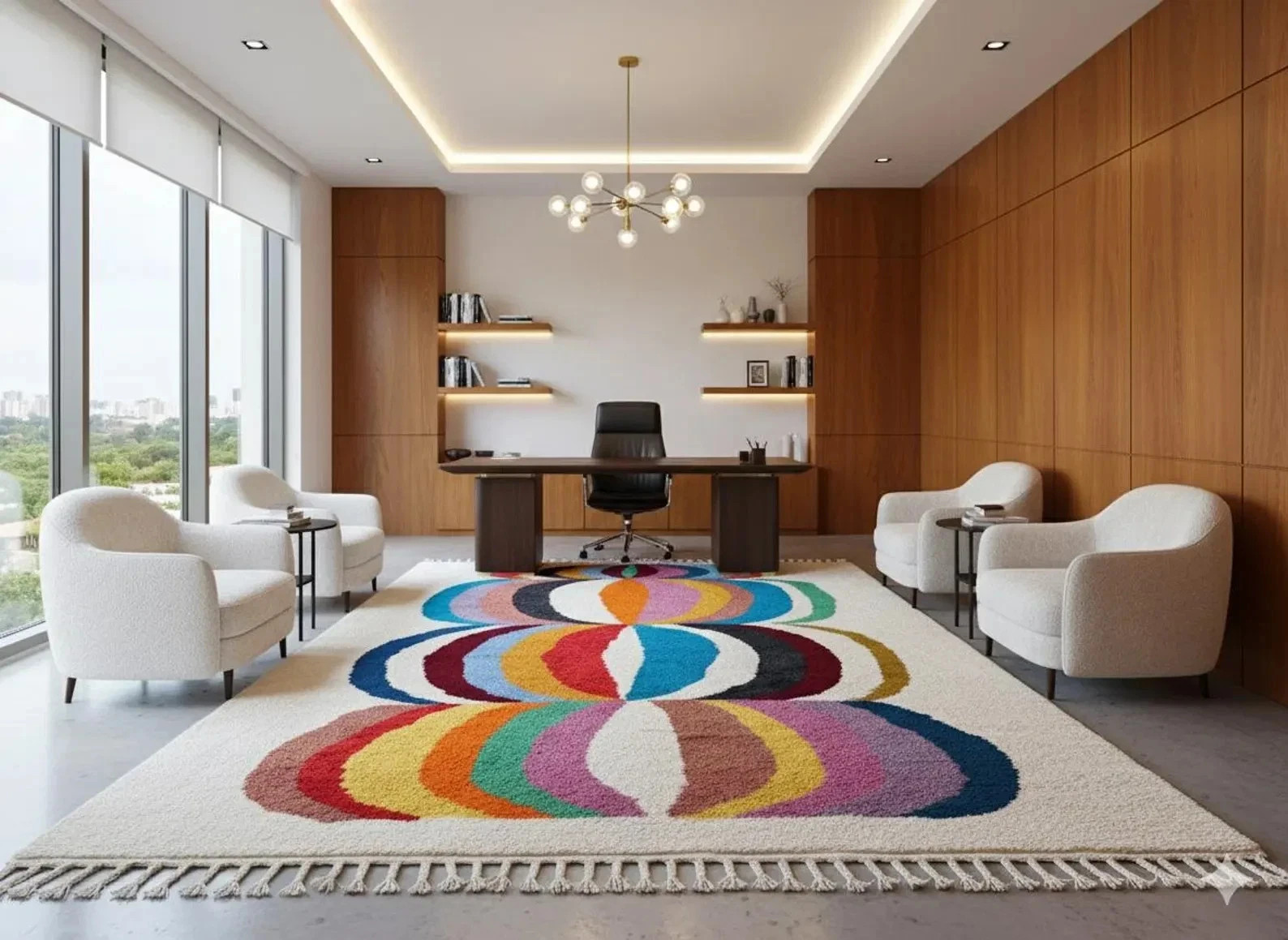 Handmade Moroccan Berber Wool Rug Color Multicolor Luxury Design Area Carpet Rug