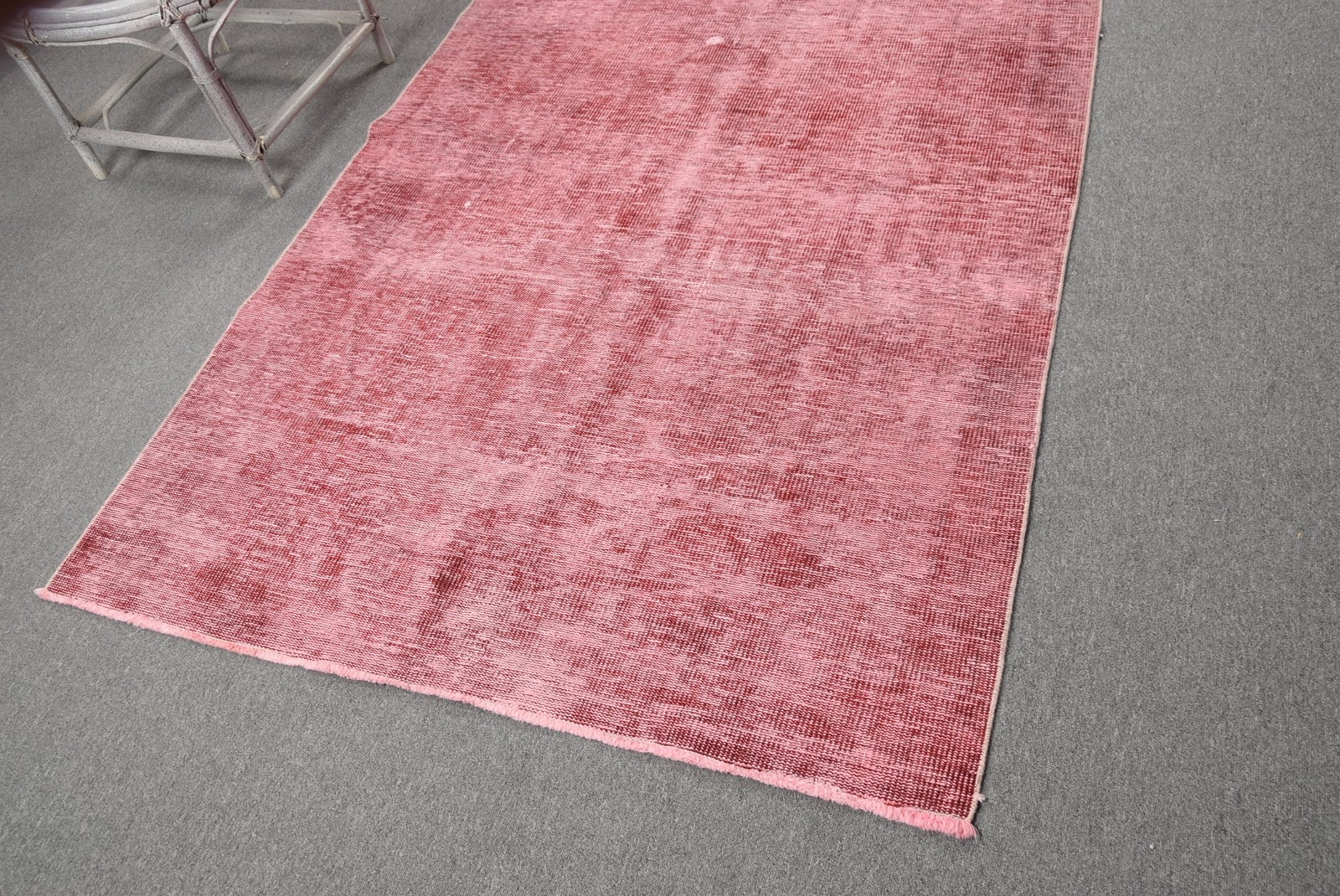 4,5×7,5 ft Turkish Rug, Vintage Rug, Pink Oriental Wool Rug