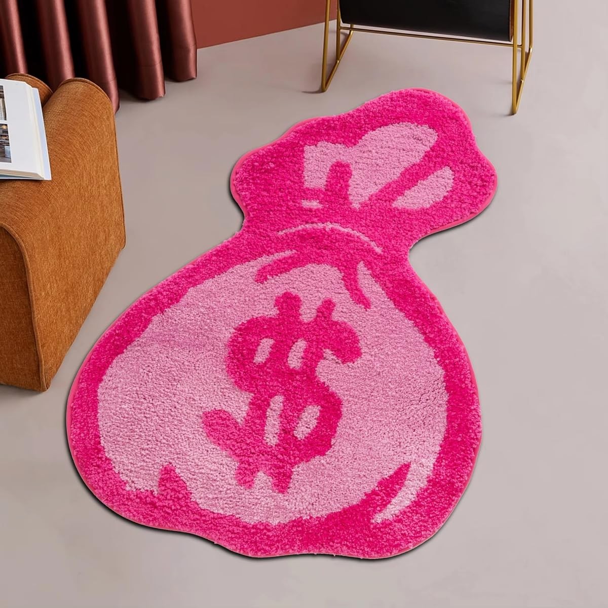 Purse Rugs Tufted Material Cartoon Carpet Anime Home Soft Fur Rugs Bedroom
