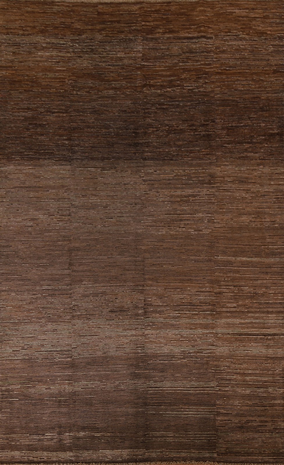 Dark Brown Modern Area Rug 7×10 Wool Hand-knotted Living Room Oriental Carpet