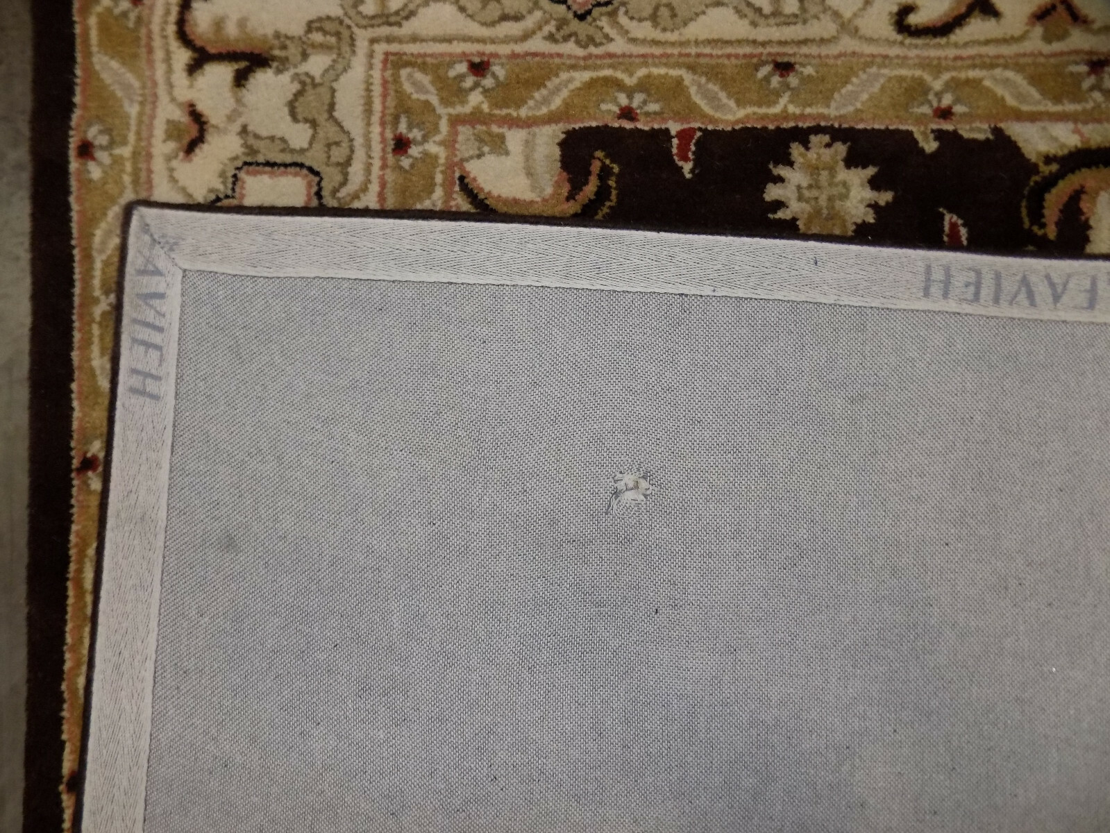 ESPRESSO / IVORY 6′ X 9′ Hole in Rug Reduced Price 1172566039 HG817B-6