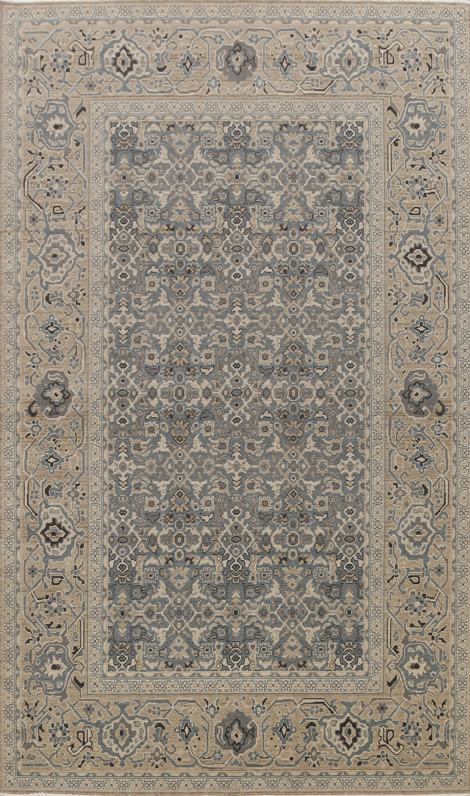 All-Over Geometric Ziegler Turkish Area Rug 7×10 ft Traditional Oriental Carpet