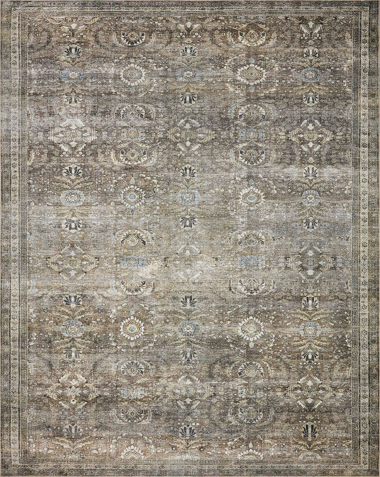 Loloi Layla Antique/Moss 2′-0″ x 5′-0″ Accent Rug