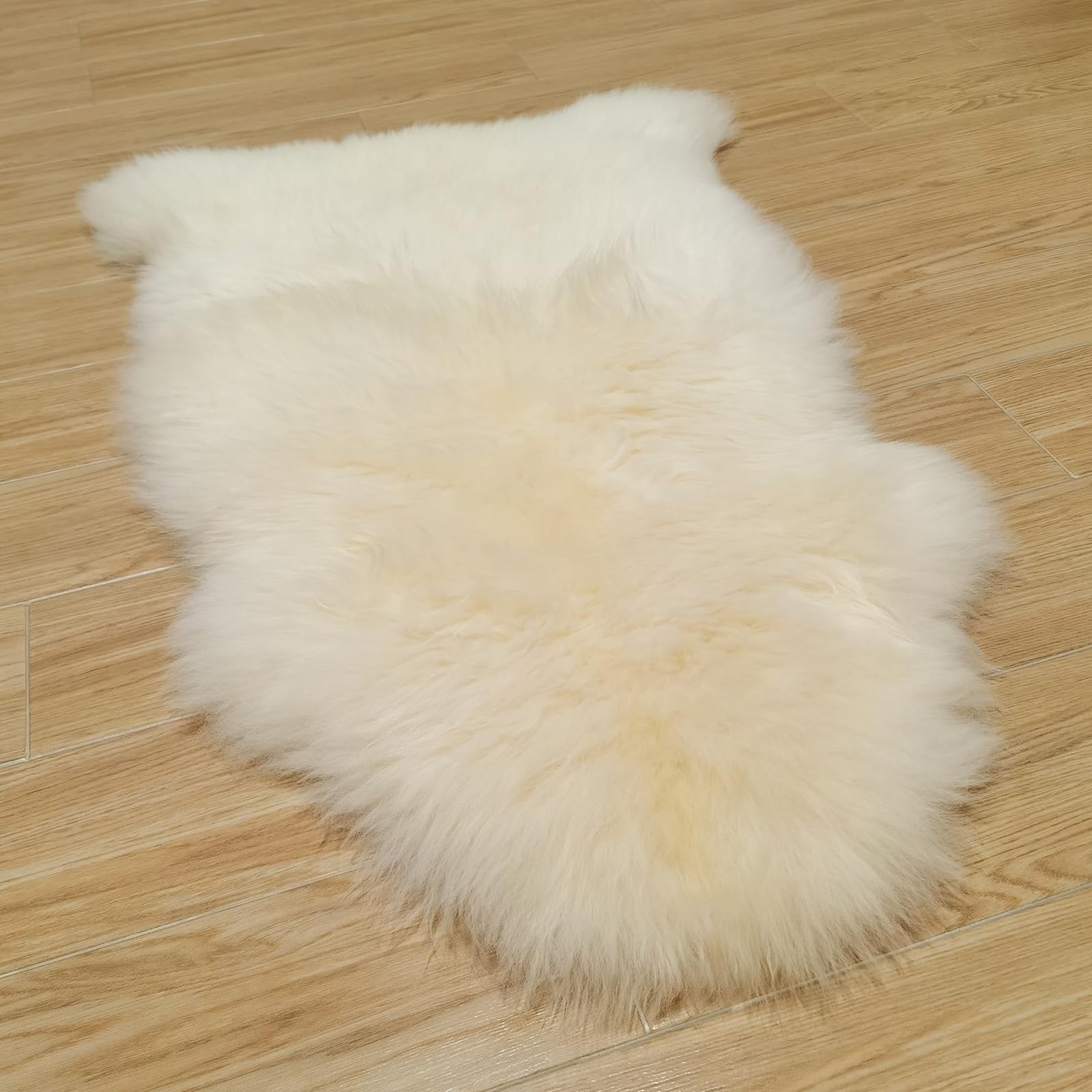 Genuine Australian Sheepskin Rug, Real Lambskin Area Rug, 2×3 ft Single Pelt,…