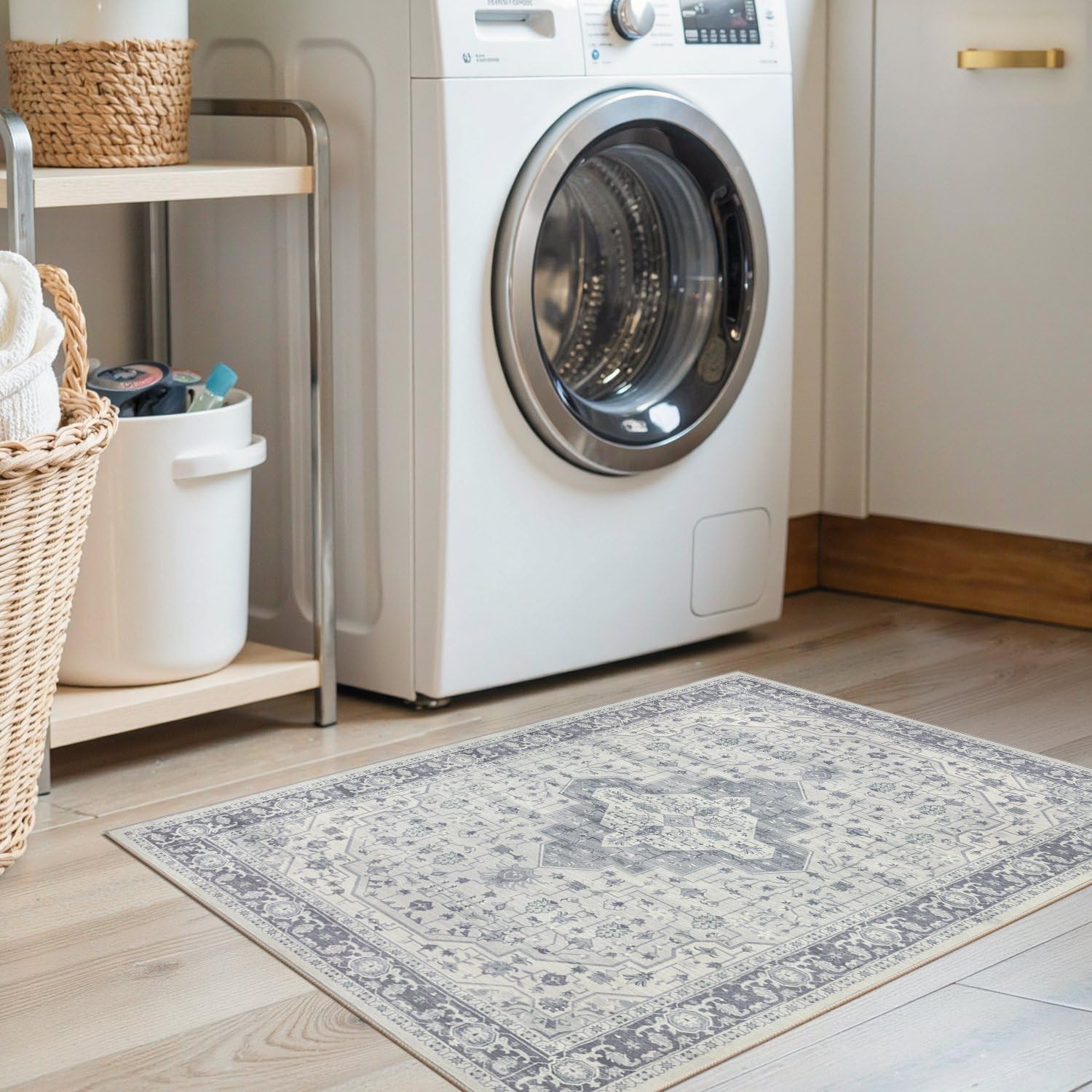 2×3 Door Mat Indoor Entrance, Washable Non Slip Kitchen Bathroom Rugs, Ultra-…