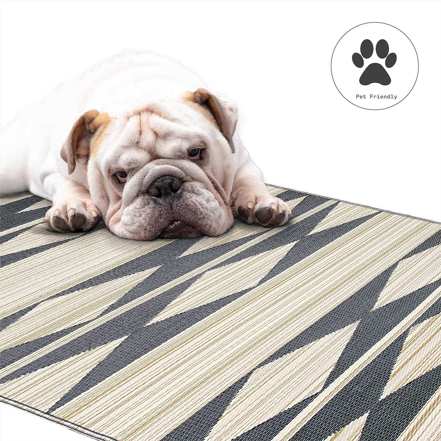 Outdoor Rug – Waterproof, Fade Resistant, Crease-Free – Premium Recycled Plastic