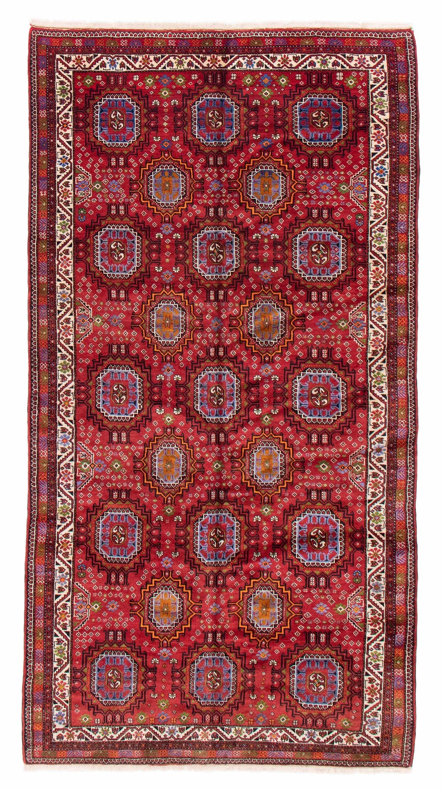 Traditional Vintage Hand-Knotted Area Rug 5’5″ x 9’9″ Oriental Wool Carpet