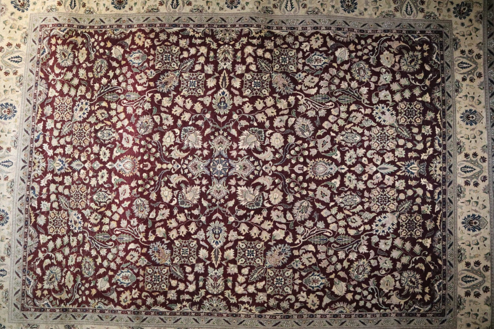 9’1″ x 12’2″ ft. Pak Hand Knotted Oriental Wool Vegetable Dye Contemporary Rug