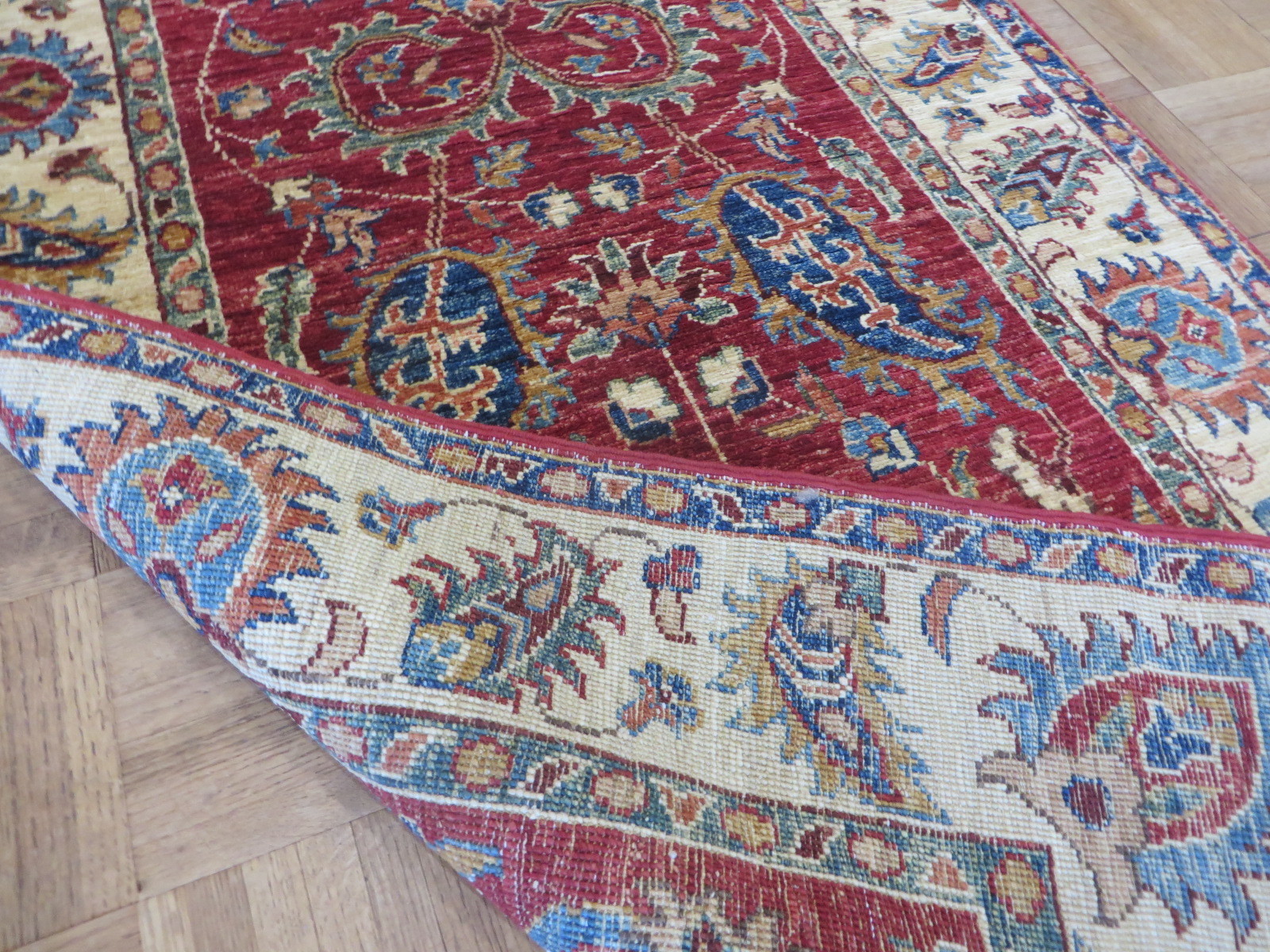 2’9 X 19’10 Runner Hand Knotted Tribal Red Super Kazak Oriental Rug G5659