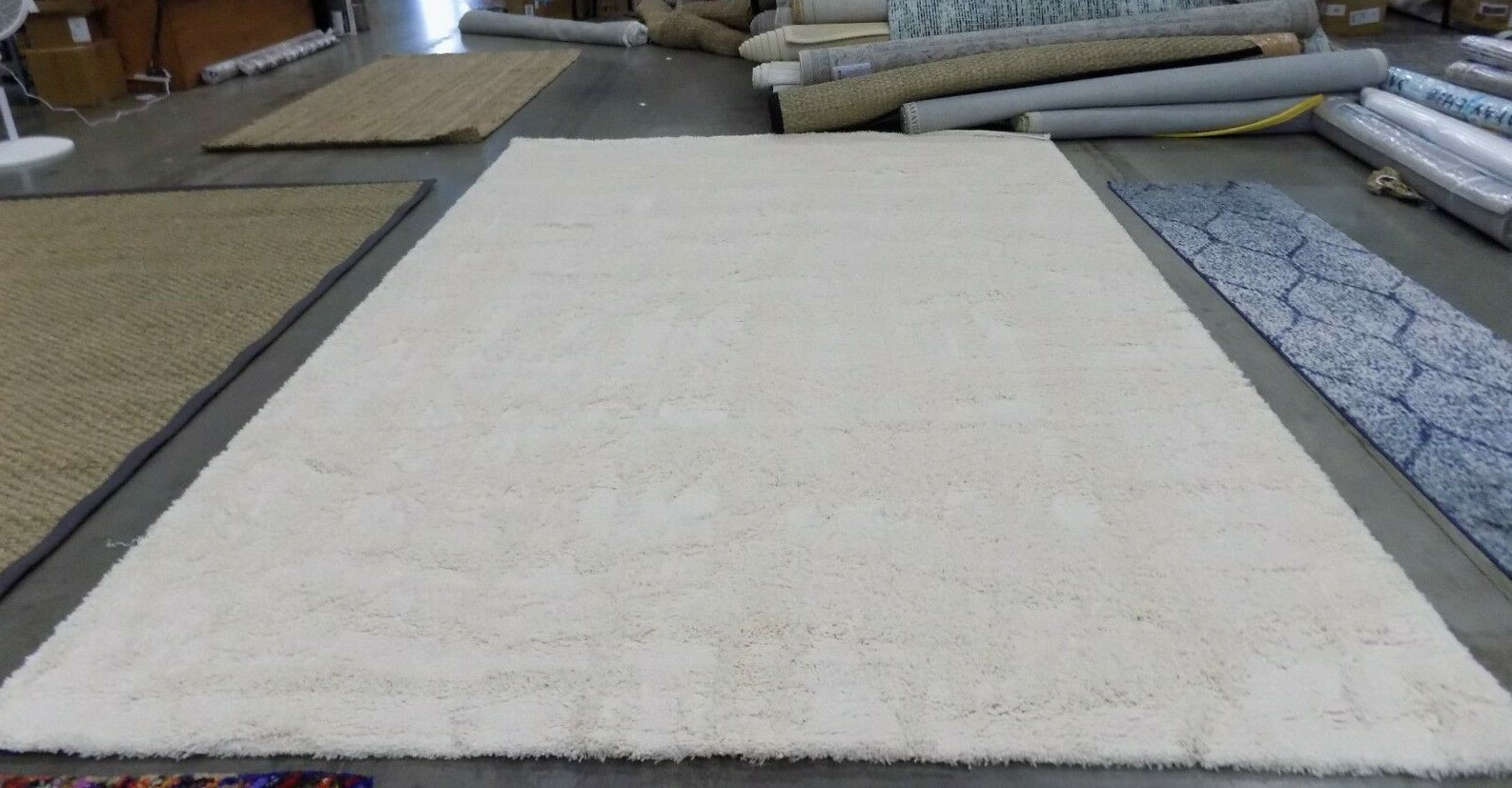 IVORY 8′-6″ X 12′ Damaged Rug, Reduced Price 1172583507 SG151-1212-9