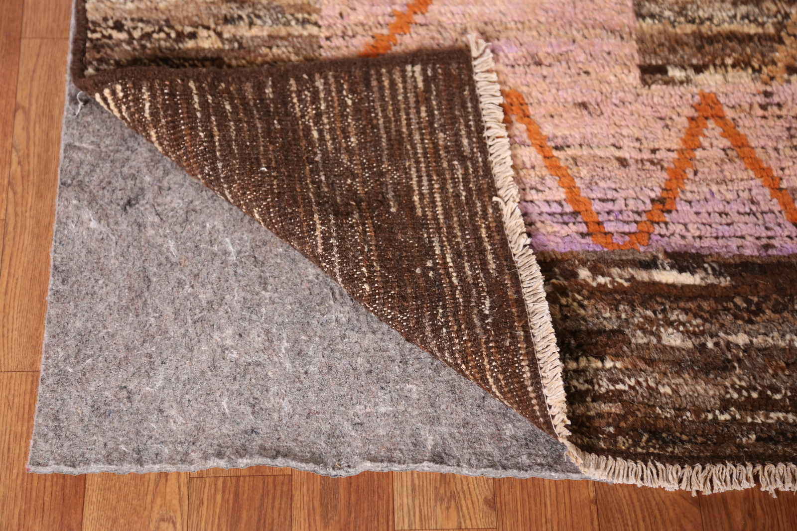 Unique Luxury Hand-Knotted Moroccan Brown Living Room Large Rugs 11×13 ft