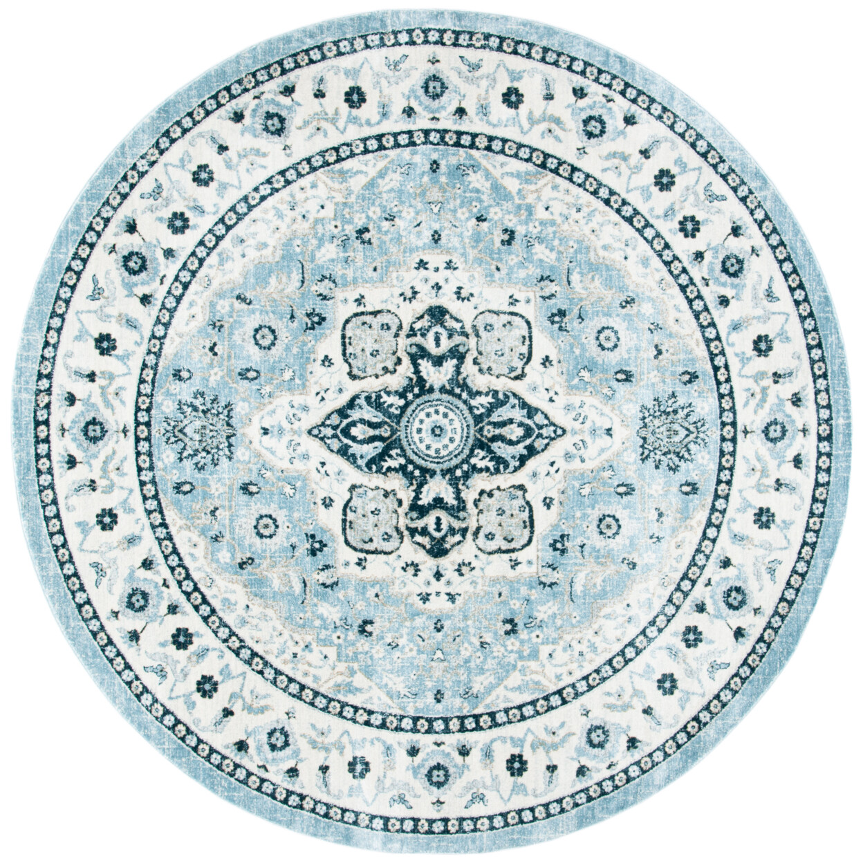 SAFAVIEH Isabella ISA936M Light Blue / Cream Rug