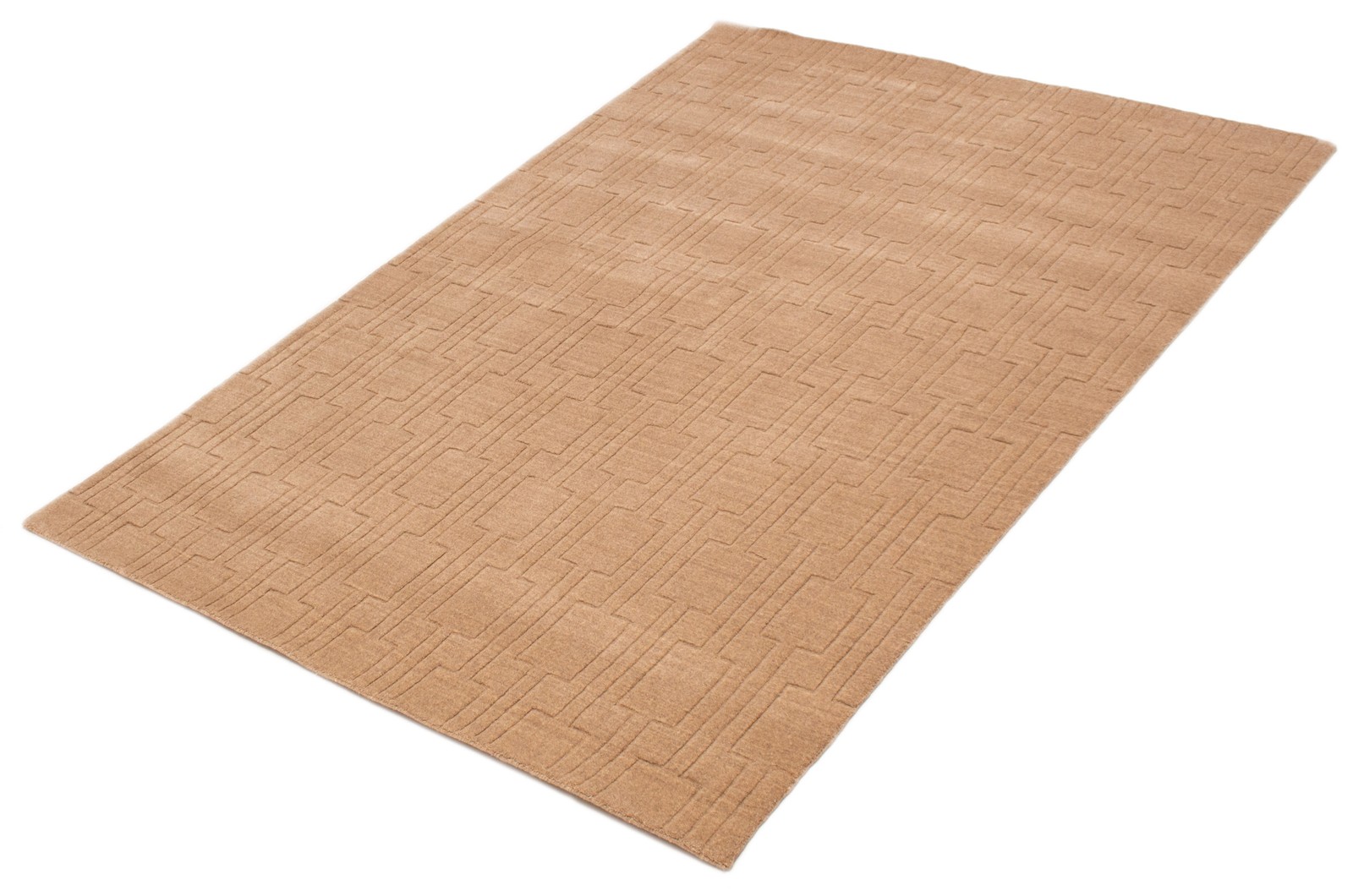 Traditional Tan Hand loomed Area Rug 6’8″ x 9’4″ Oriental Carpet