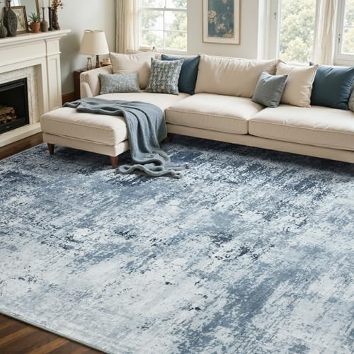 6×9 Ft Large Area Rugs for Living Room, Soft Non-Slip Washable Rugs Modern