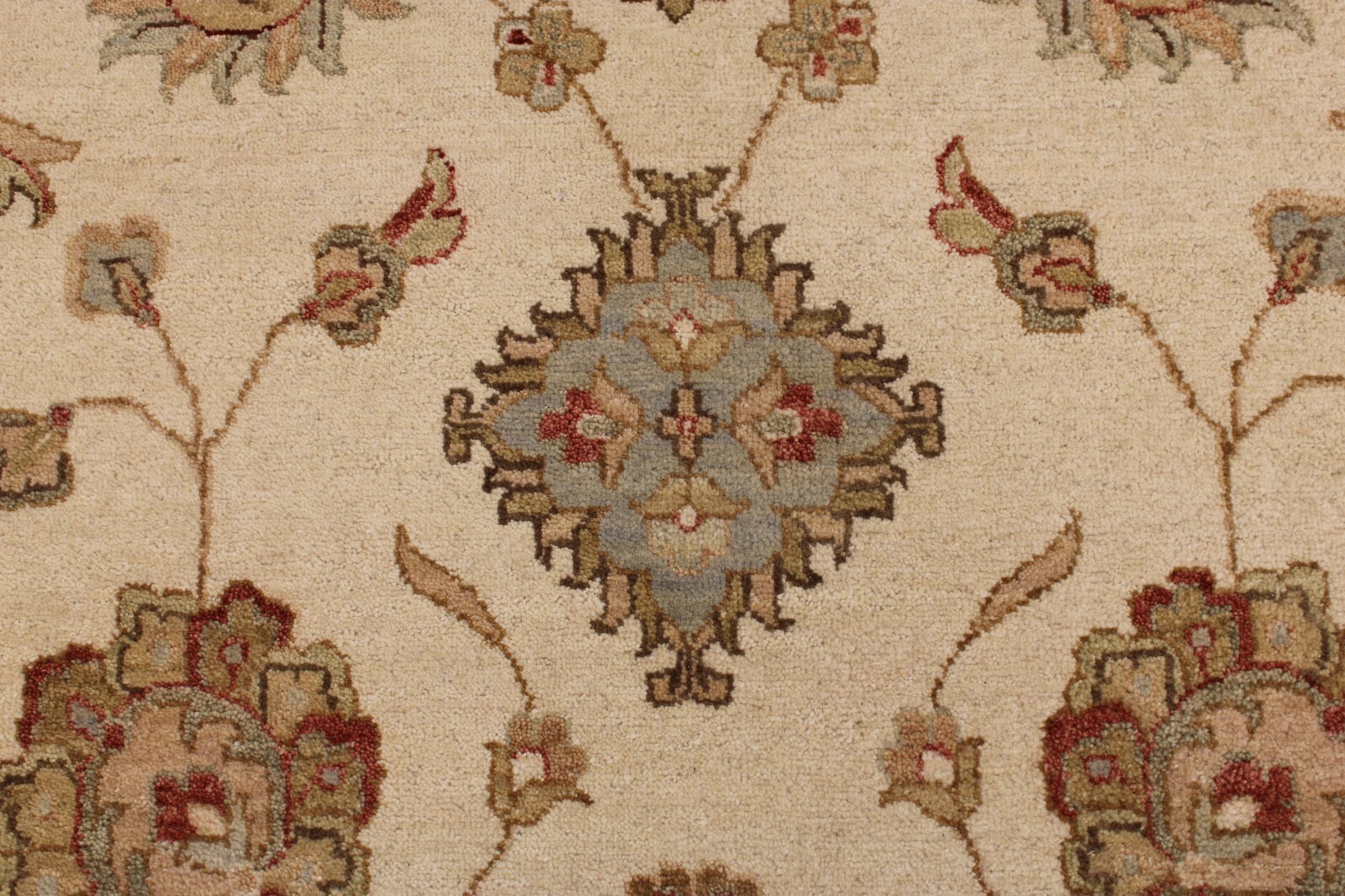 8’11” x 12’2″ ft. Oushak Puja Vegetable Dye Hand Knotted Traditional Area Rug