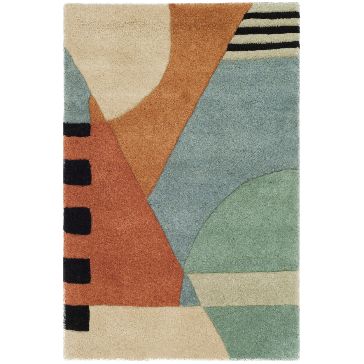 SAFAVIEH Rodeo Drive Collection RD863A Handmade Gold Rug