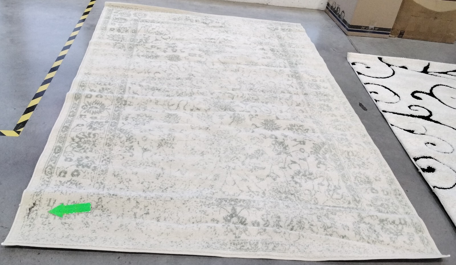 IVORY / SAGE 6′ X 9′ Cut on Rug, Reduced Price 1172754745 ADR109V-6