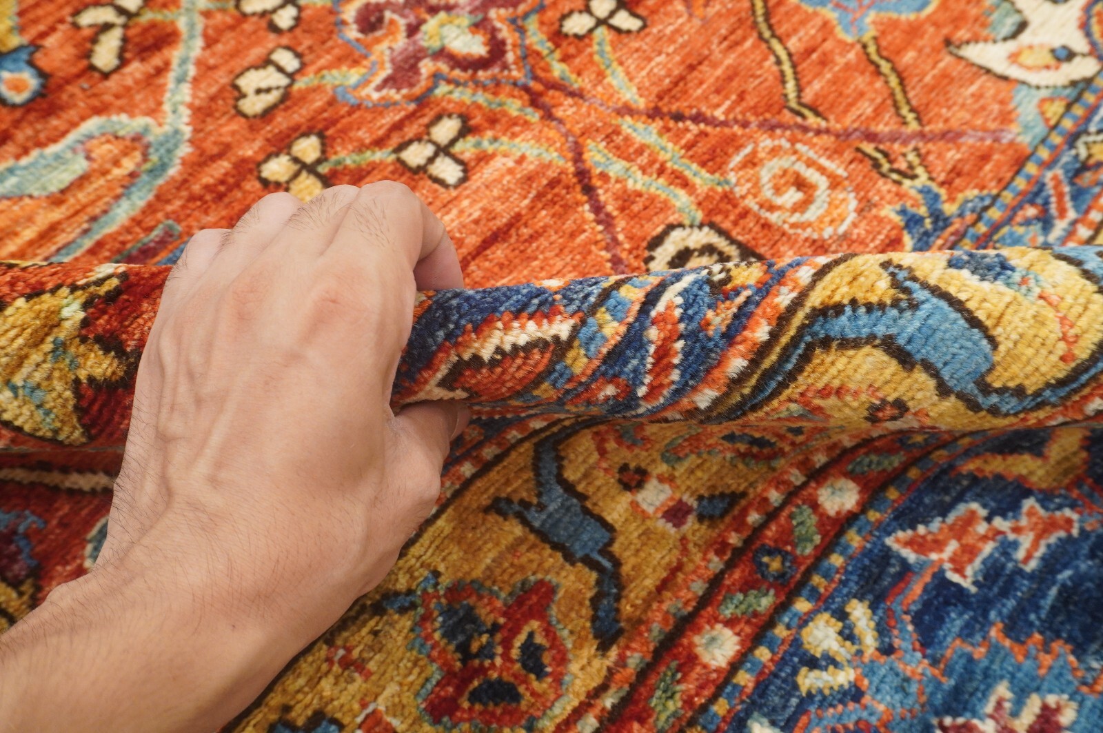 10×14 ft Red Bidjar Afghan Hand Knotted Wool Oriental Rug