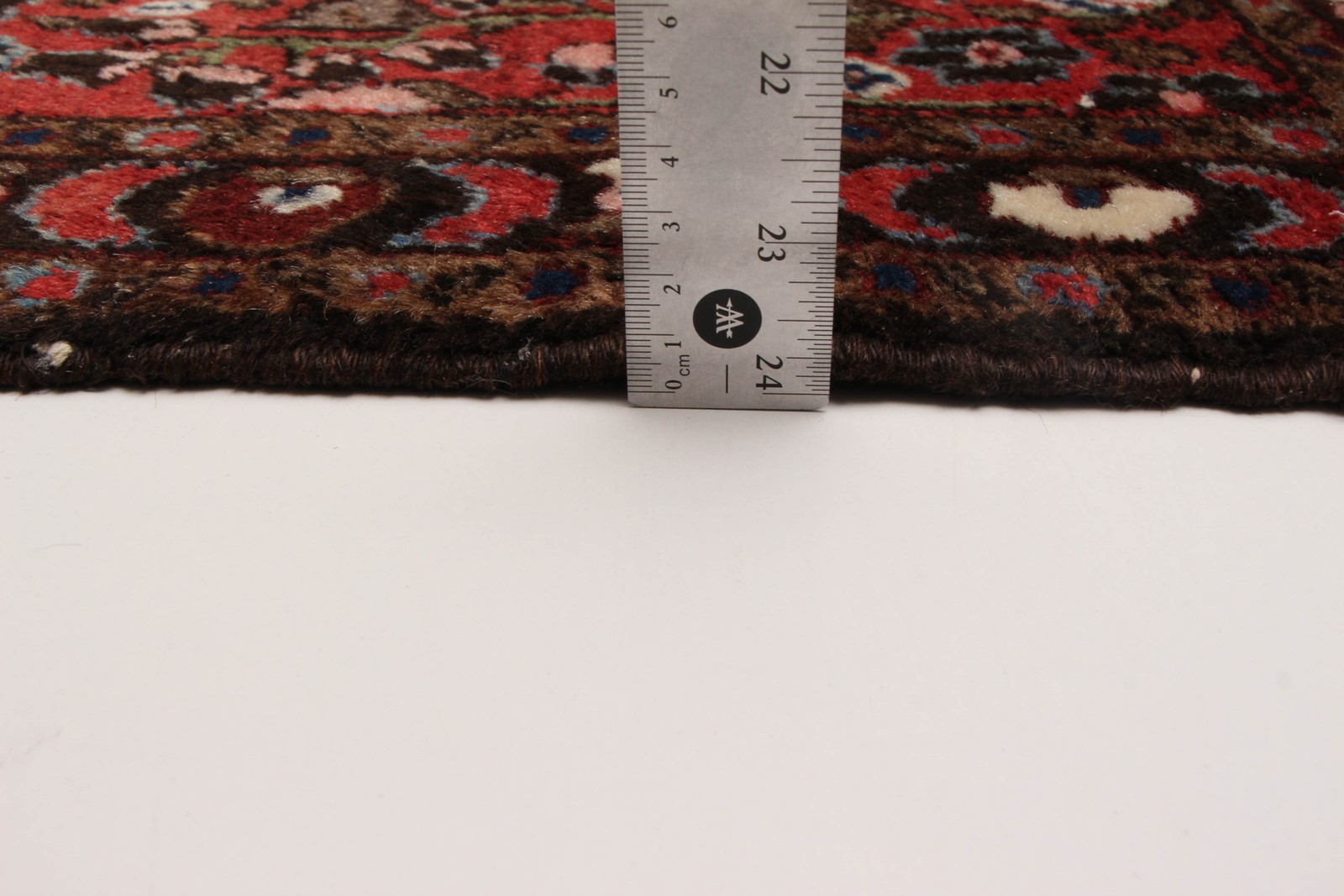 Vintage 1’10” x 2’11” Traditional Hand Knotted Vegetable Dye Wool Area Rug