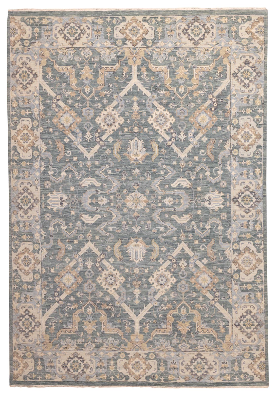 Traditional Hand-knotted Carpet 10’0″ x 14’3″ Wool Oriental Area Rug