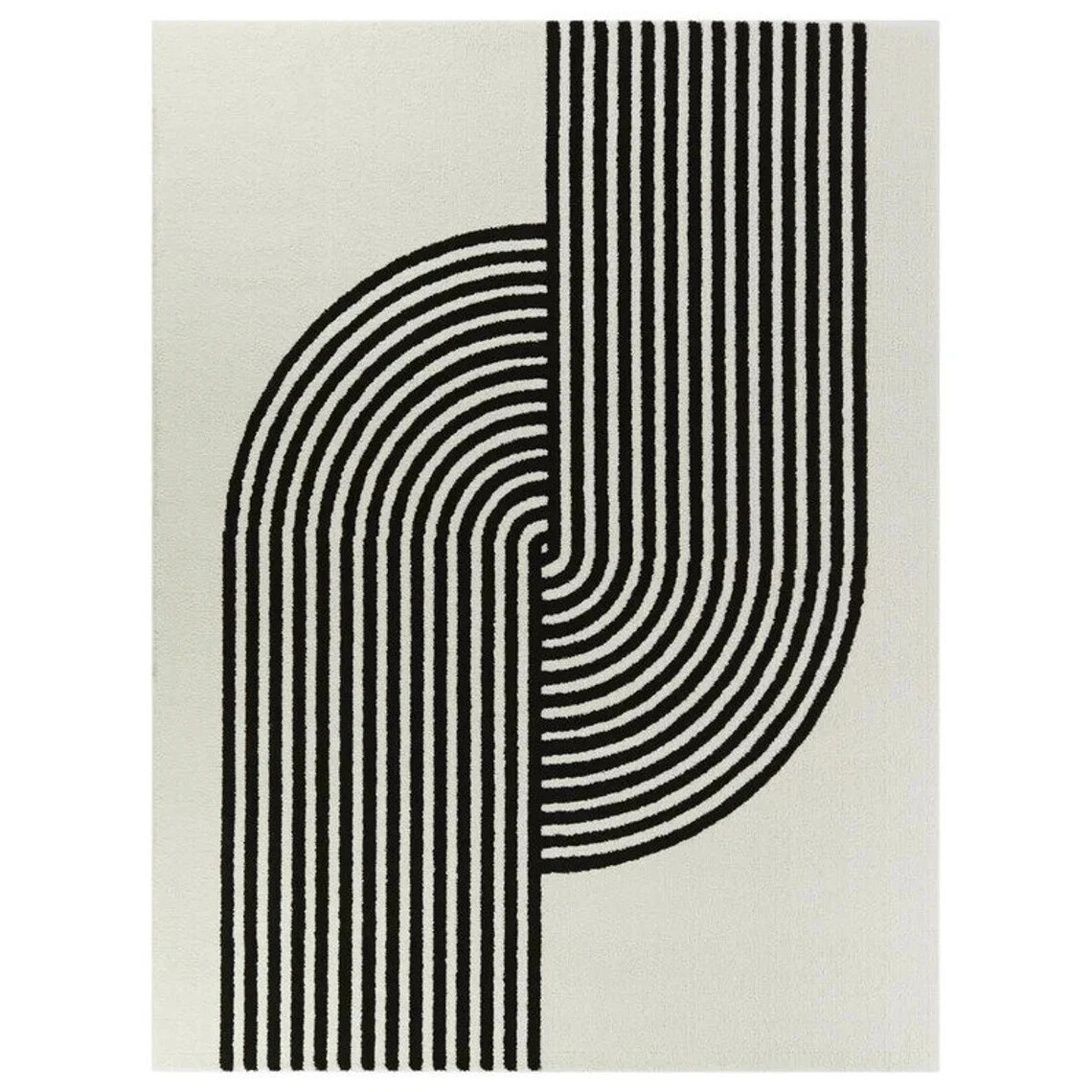 Rug Black white new handmade /Hand Tufted rug /woolen Area Rugs/ home decor rug
