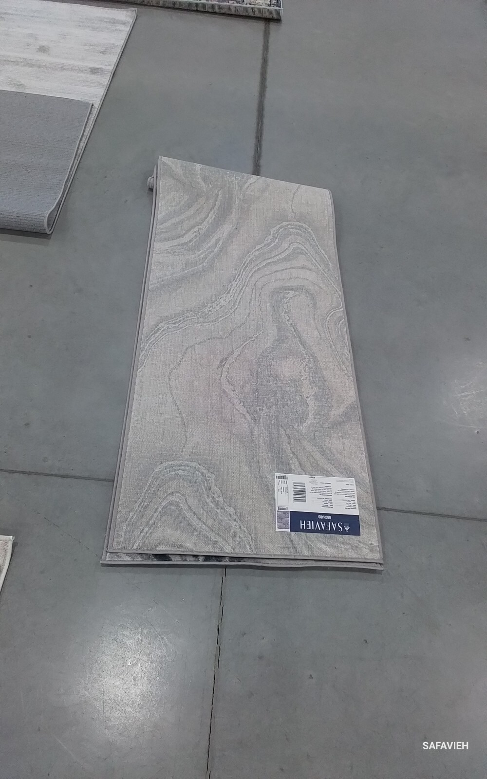GREY / BLUE 2′-2″ X 11′ Broken Thread Rug, Reduced Price 1172760068 ORC637F-211