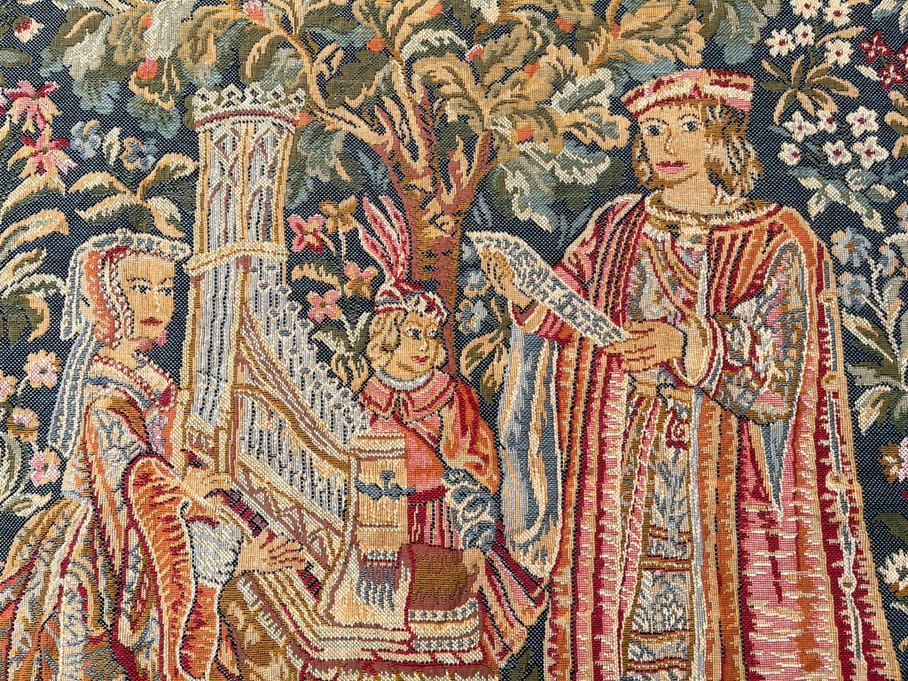 Vintage French Stunning Tapestry Royal Tapestry Home Decor Tapestry 2×3 ft