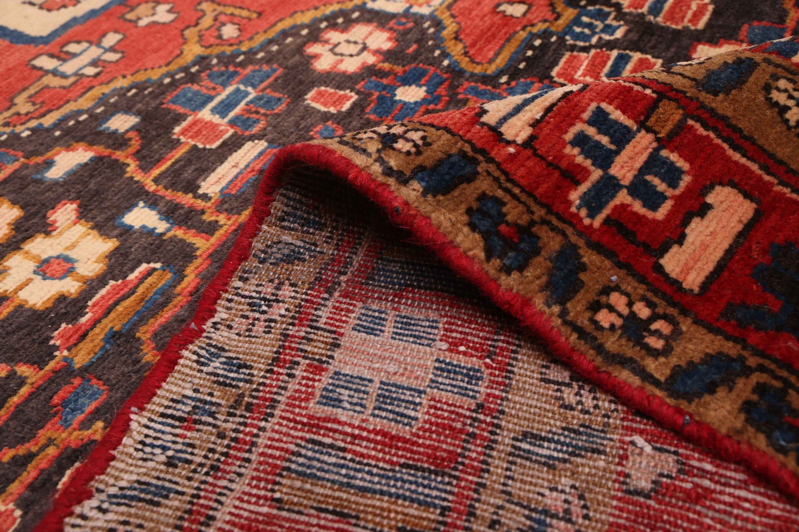 Vintage Hand-Knotted Area Rug 5’0″ x 9’10” Traditional Wool Carpet