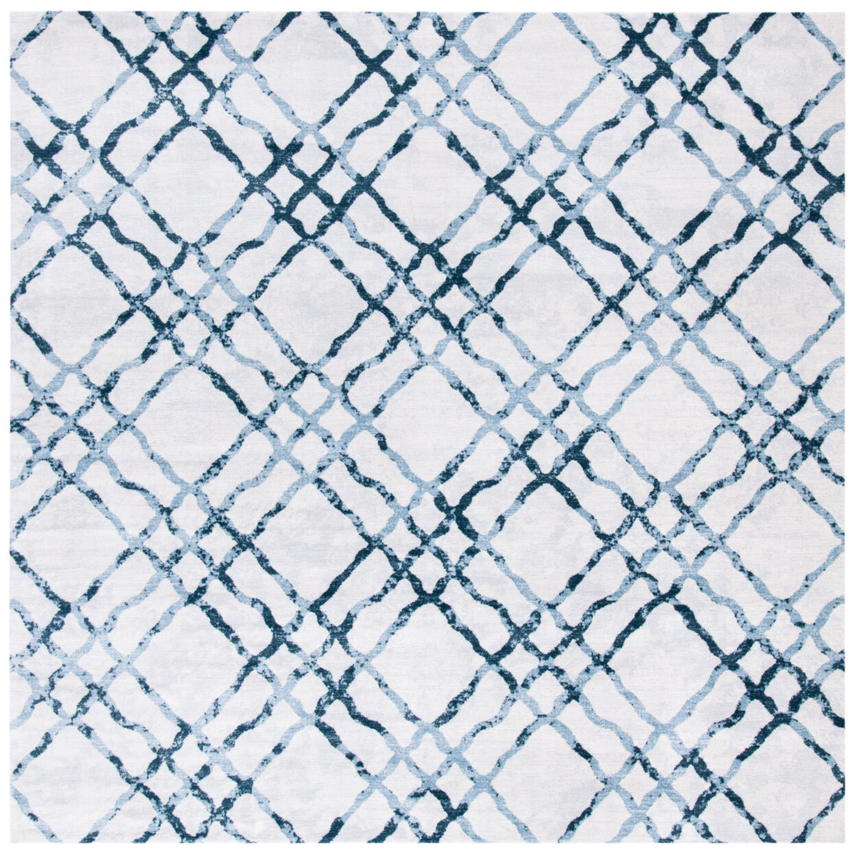 SAFAVIEH Isabella Collection ISA957A Ivory/Turquoise Rug
