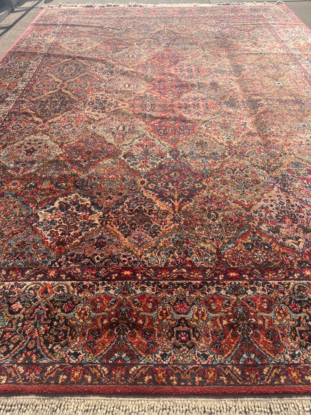 10′ x 14’3″ Karastan Kirman Design Oriental Rug – Full Pile – Made in USA