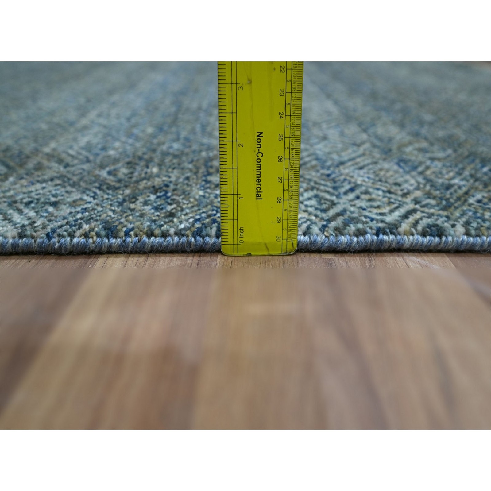 3’x5′ Ocean Blue Kohinoor Herat Pattern Wool Hand Knotted Oriental Rug R76880