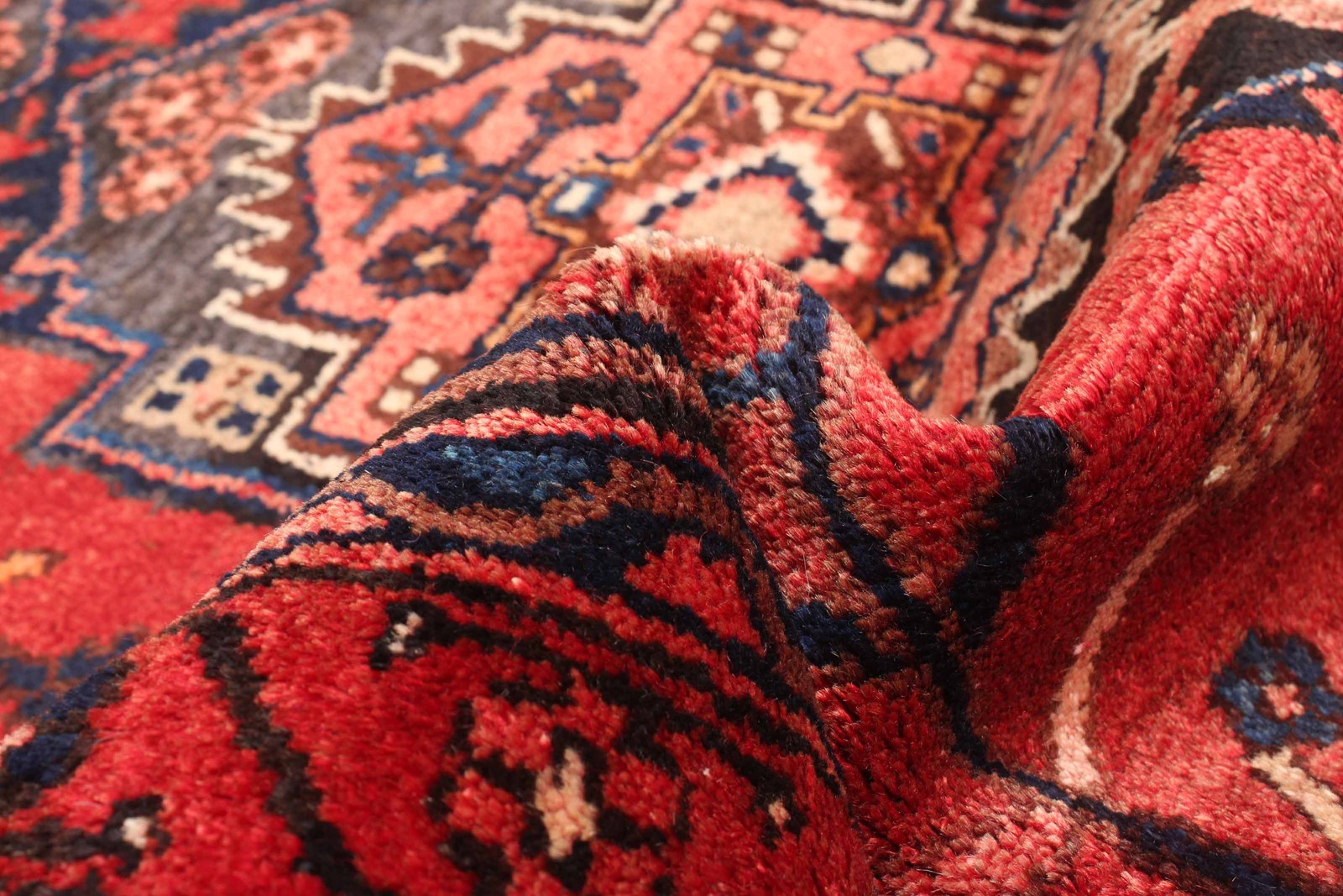 3’4″ x 9’3″ Vintage Hand-knotted Runner Rug Traditional Oriental Wool Carpet