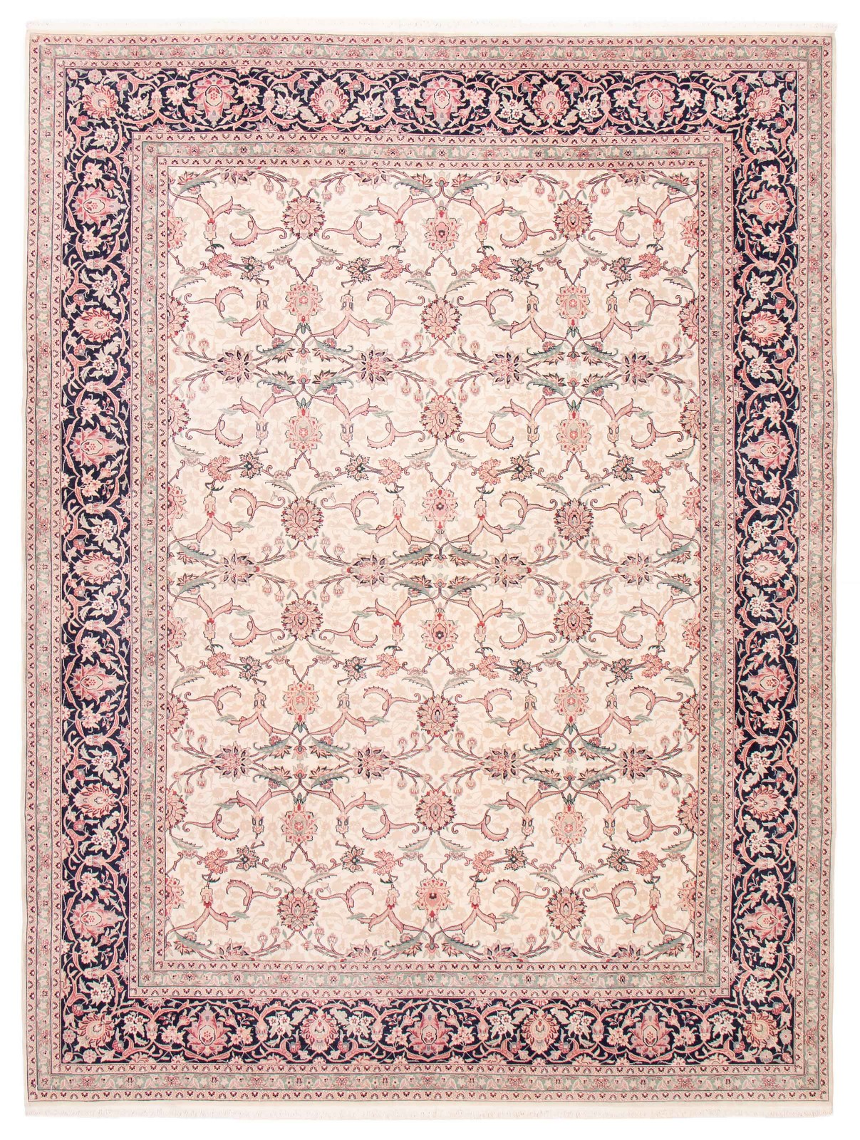 Traditional Hand Knotted Oriental Area Rug 8’10” x 12’2″ Wool Carpet