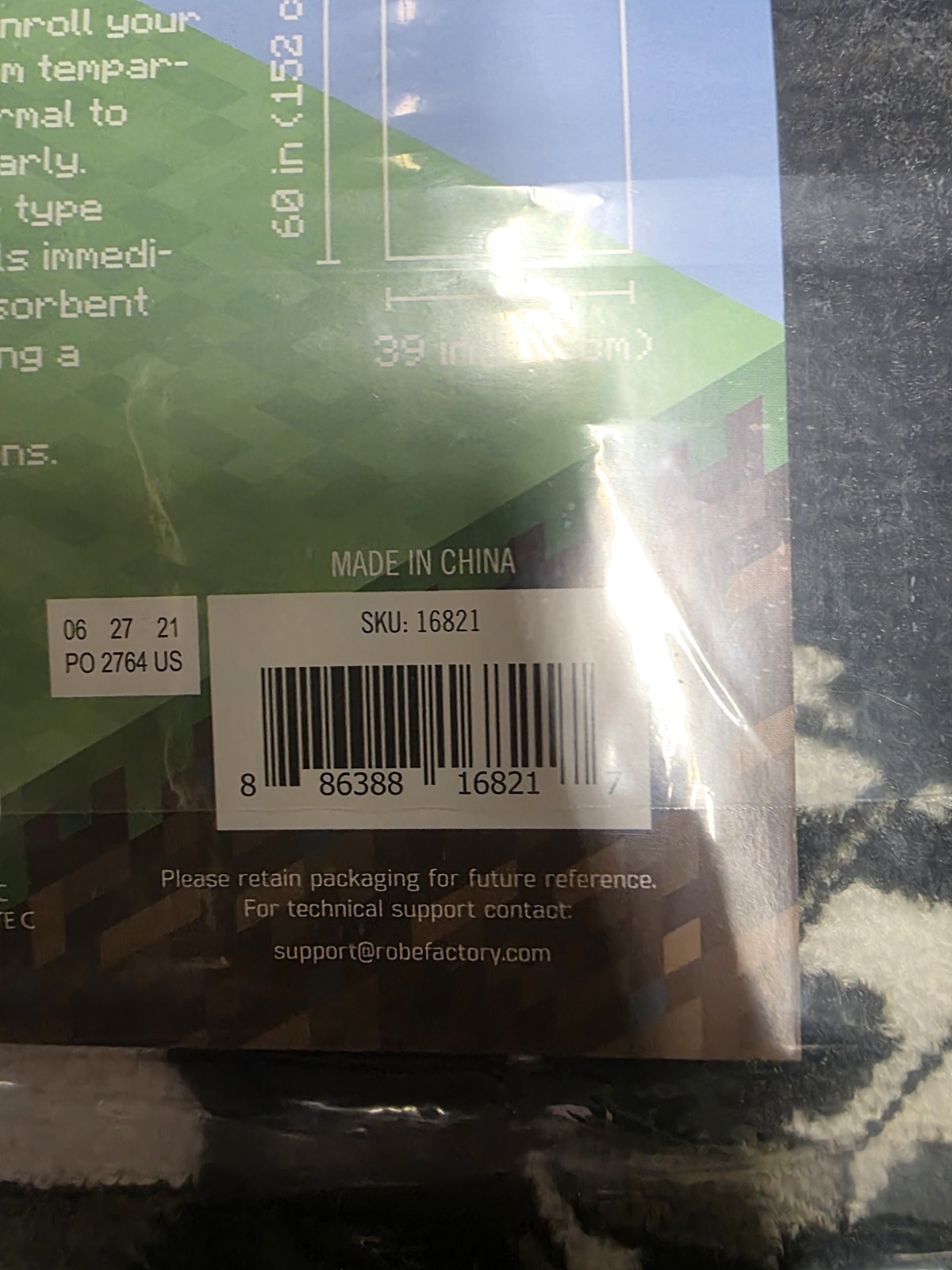 Minecraft Mob Printed Area Rug, 60 x 39 Inches – New / Sealed