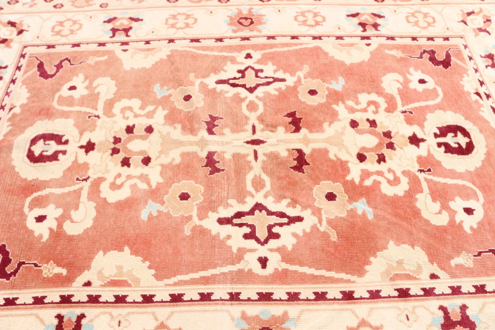 6,2×9 ft Rug, Vintage Turkish Rug, Red Wool Rug