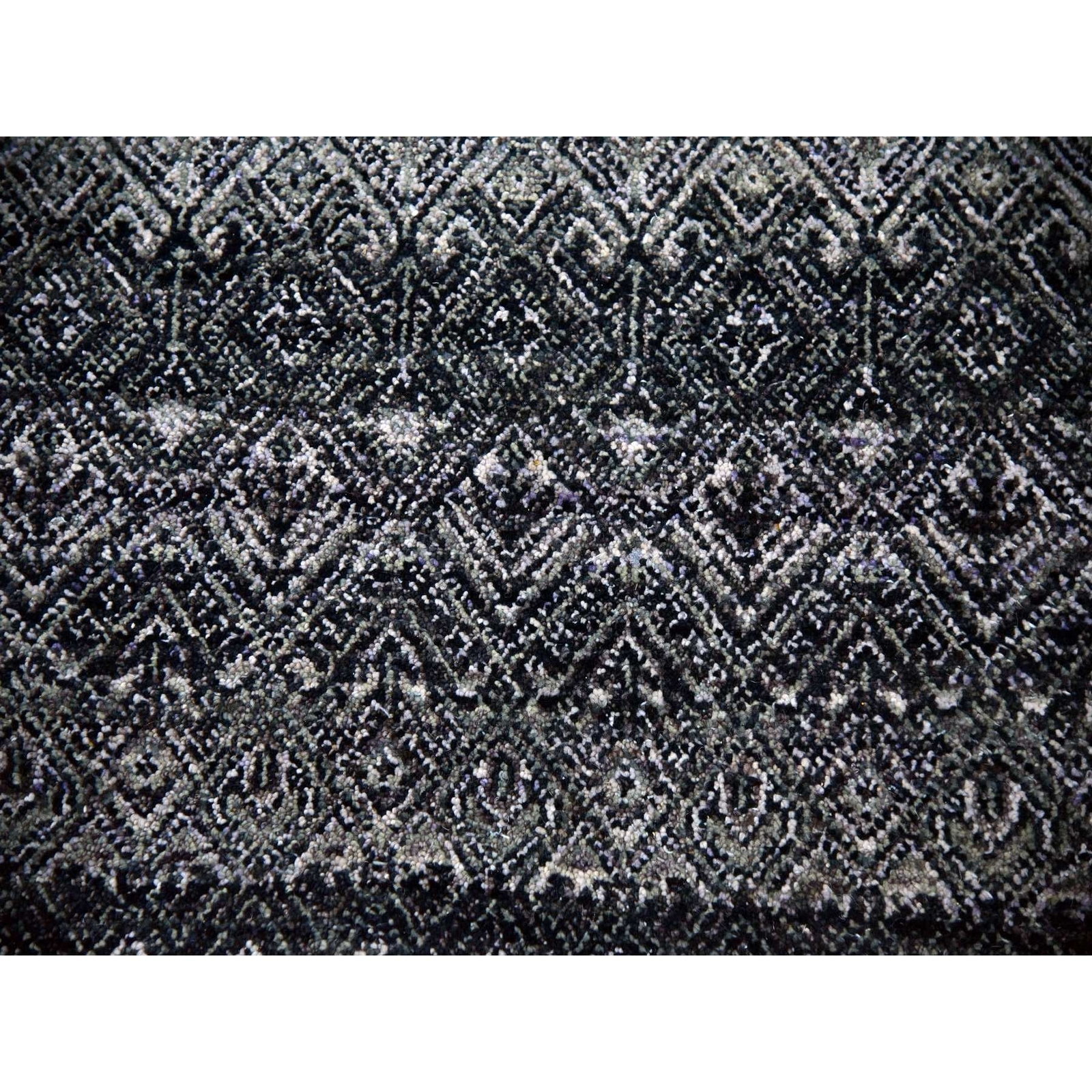10’x13’10” Gray Hand Knotted Kohinoor Herrita Design 100% Plush Wool Rug R79459