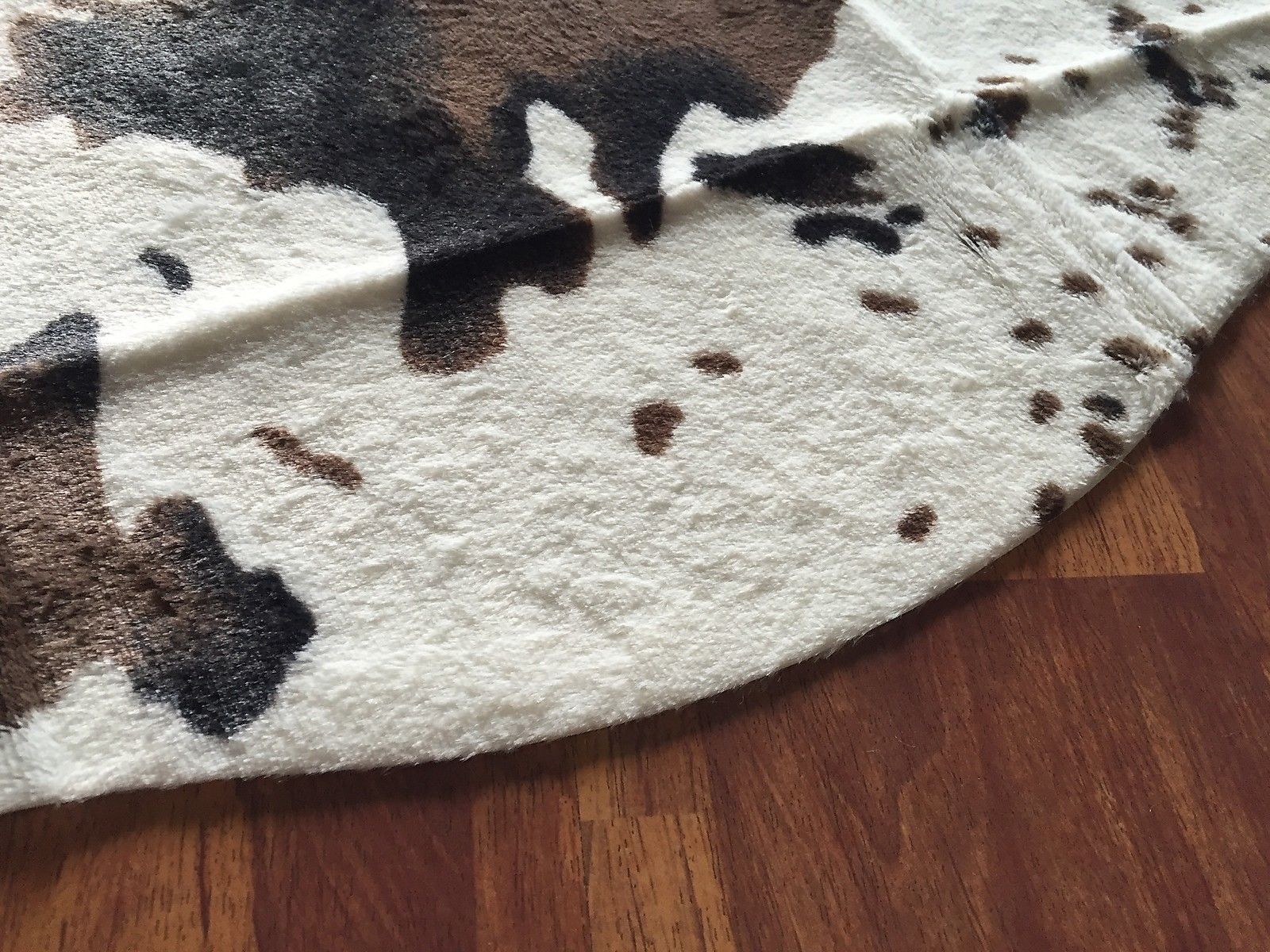 Cow Print Rug Faux Cow Rug Animal Print Carpet Door Mat Rug Cowhide 3.6×2.5 feet