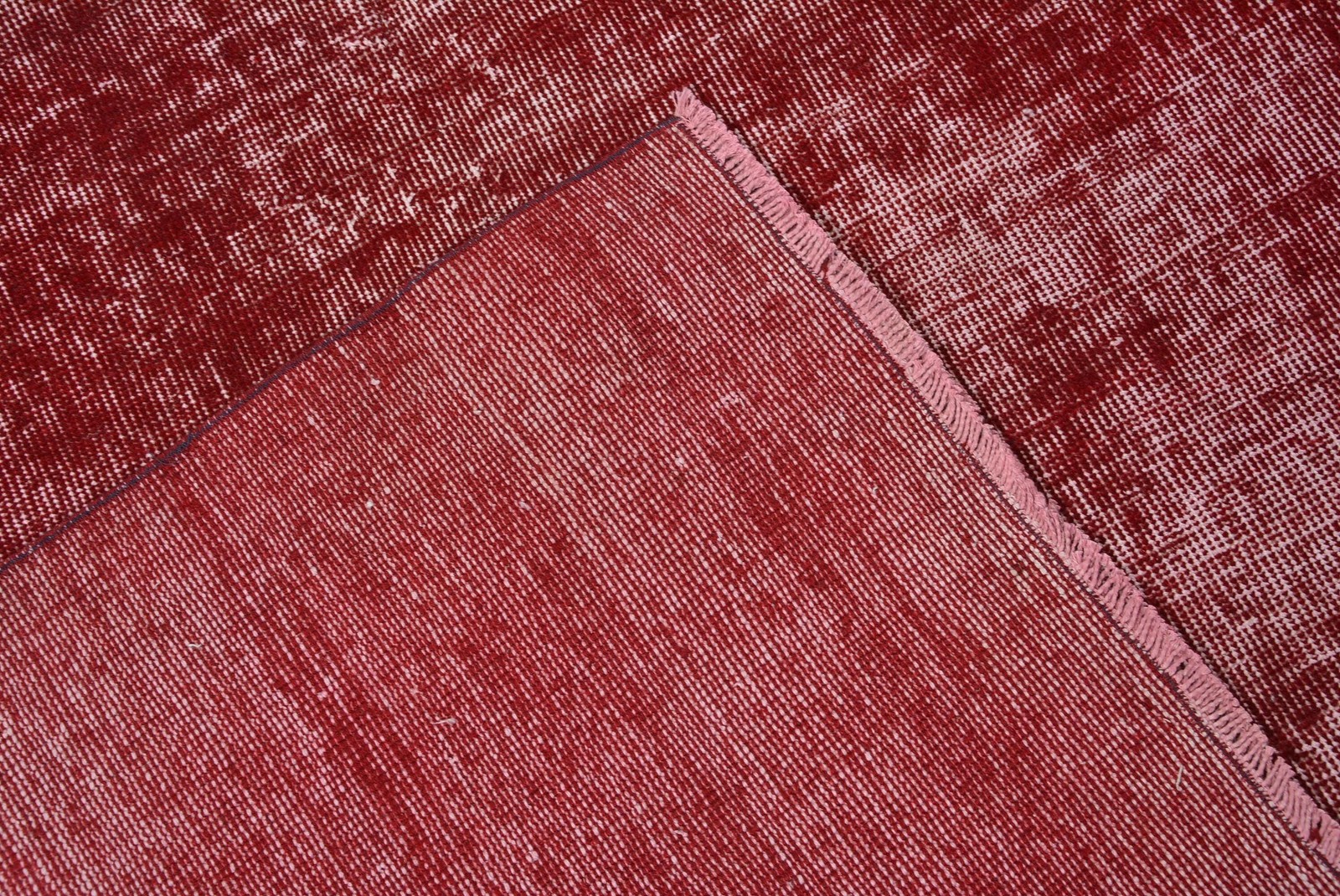 Vintage Turkish Rug 5,2×8 ft, Red Check Rug