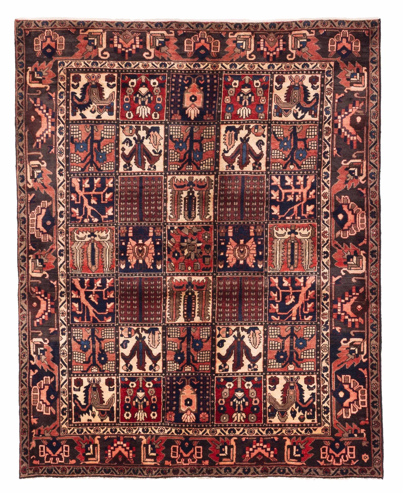 Traditional Vintage Hand-Knotted Area Rug 5’5″ x 6’11” Oriental Wool Carpet