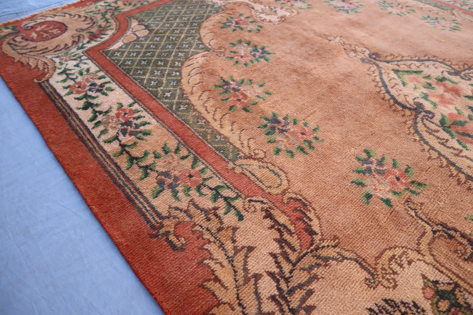 5’6×9’3 ft Afghan Handmade Veg dyes Wool Serapi Area Rug, Rug for Living Room