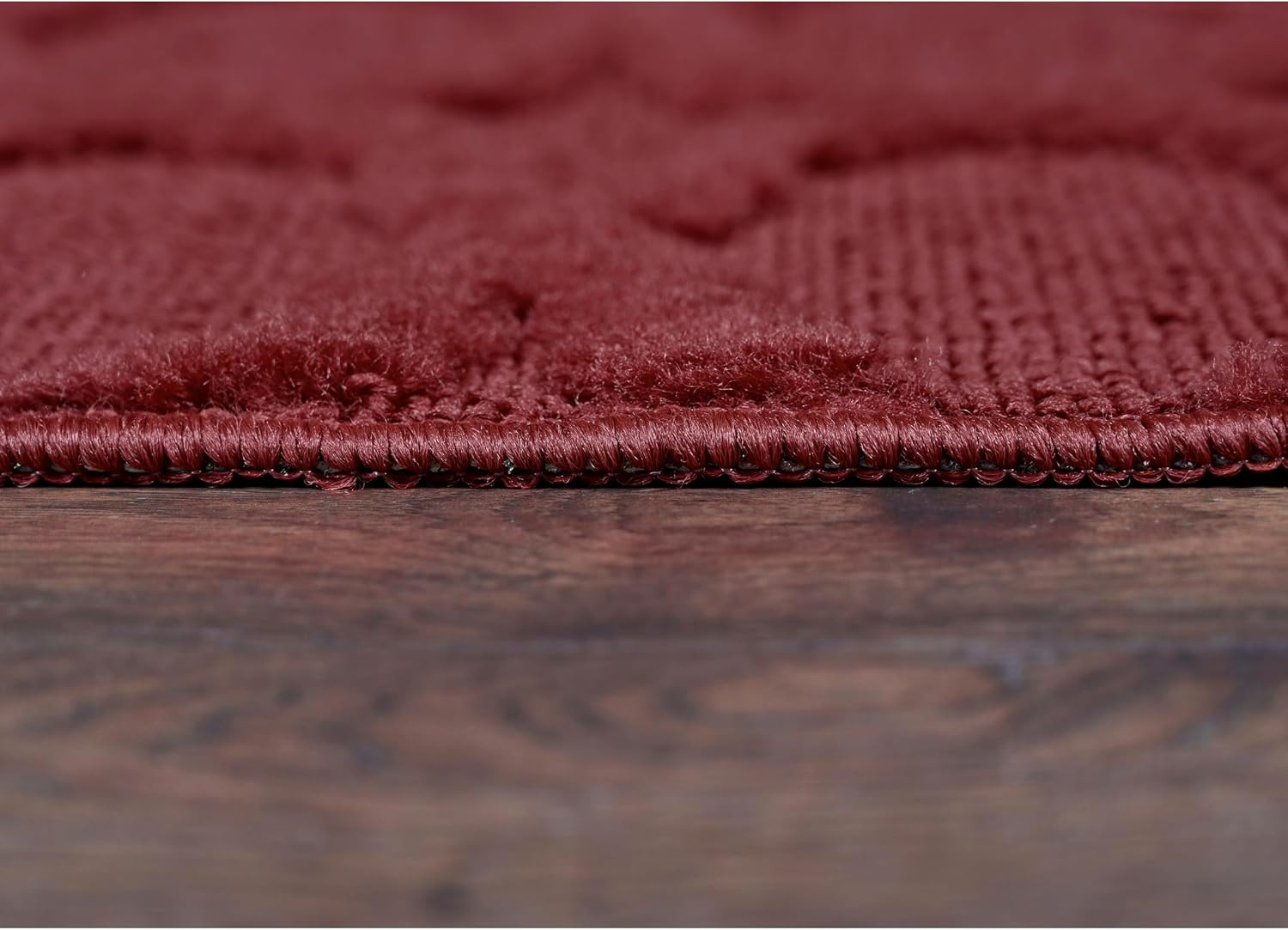 Sparta Non Slip Polypropylene 3 Ft. X 5 Ft. Chili Pepper Red Area Rug- Ideal for