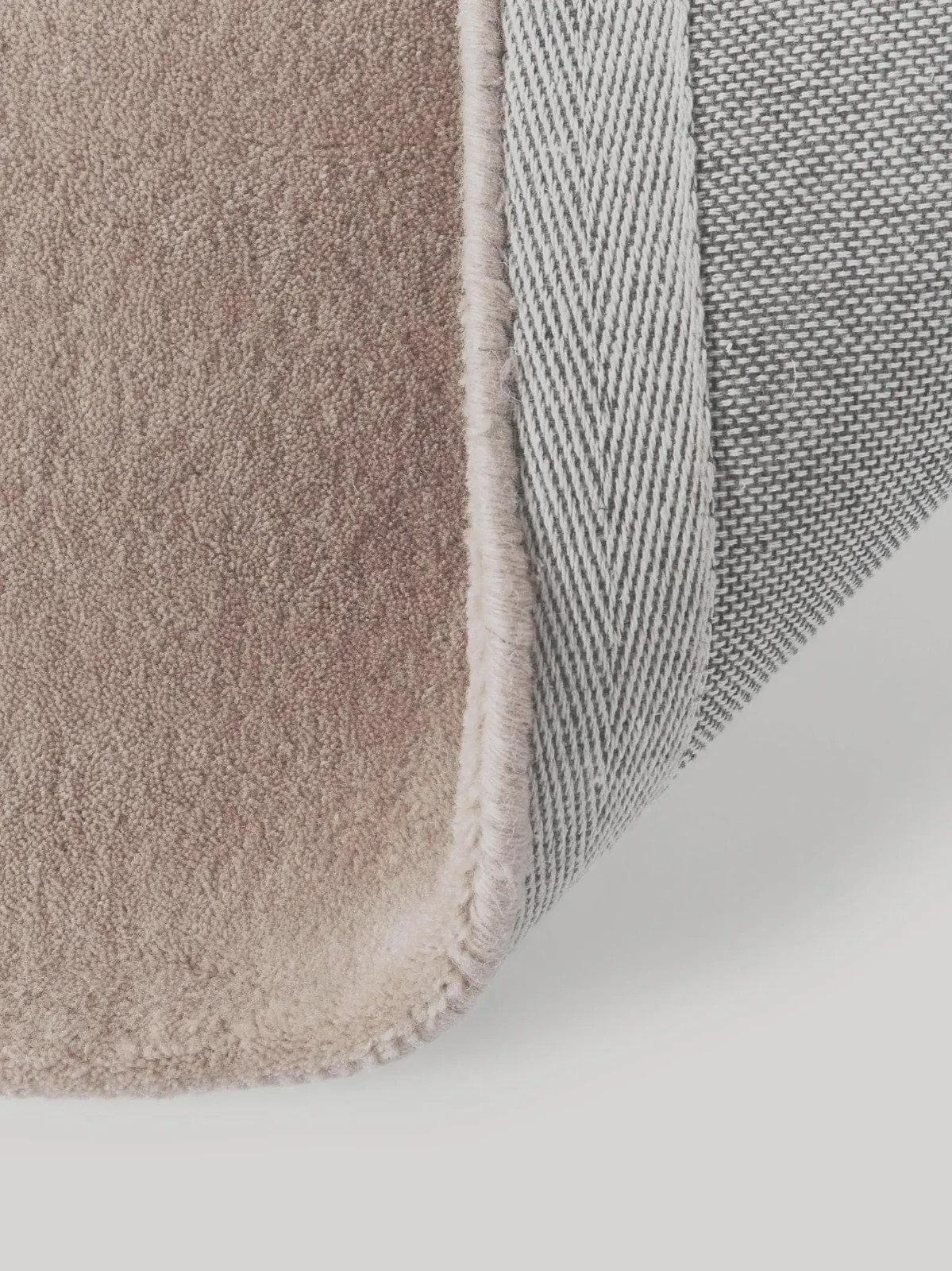 Hand Tufted Wool Rug | Plush Solid Taupe | Modern Home Decor Living | Room Bed